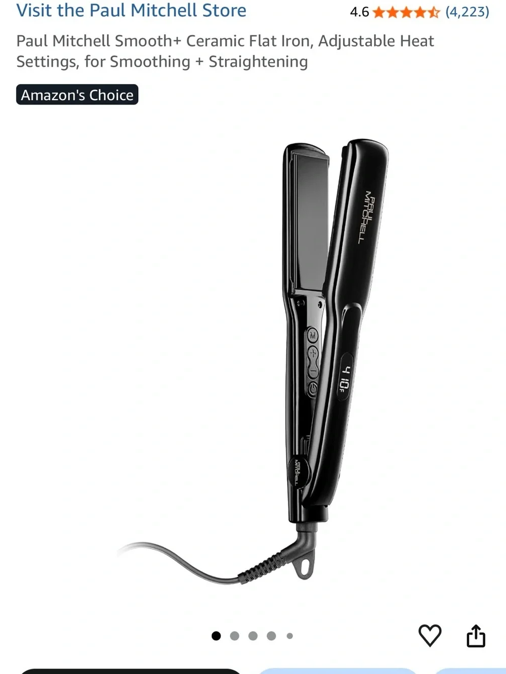 Paul Mitchell Pro Tools Express Ion Smooth+ Flat Iron